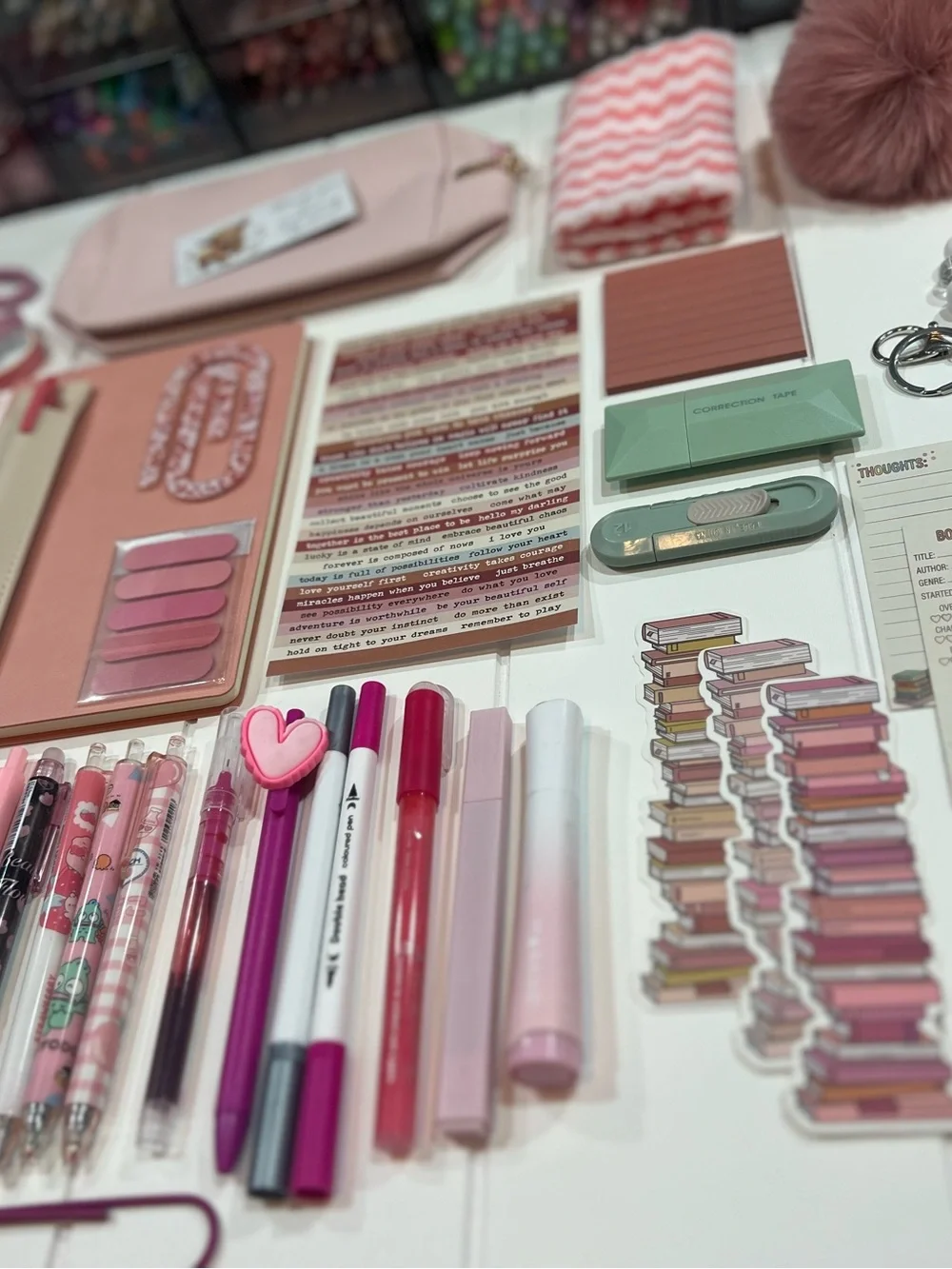 Pink Assorted Journaling & Accessory Set - Stylish Pink Mix